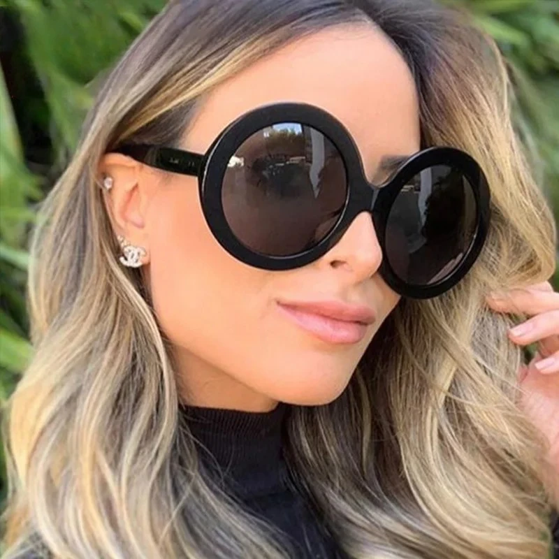 Oversized Round Sunglasses Wom - Designer Sunglasses recension och pris