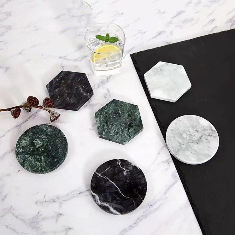 1PCS Marble Coasters Round Ant - Marble Coaster Set recension och pris