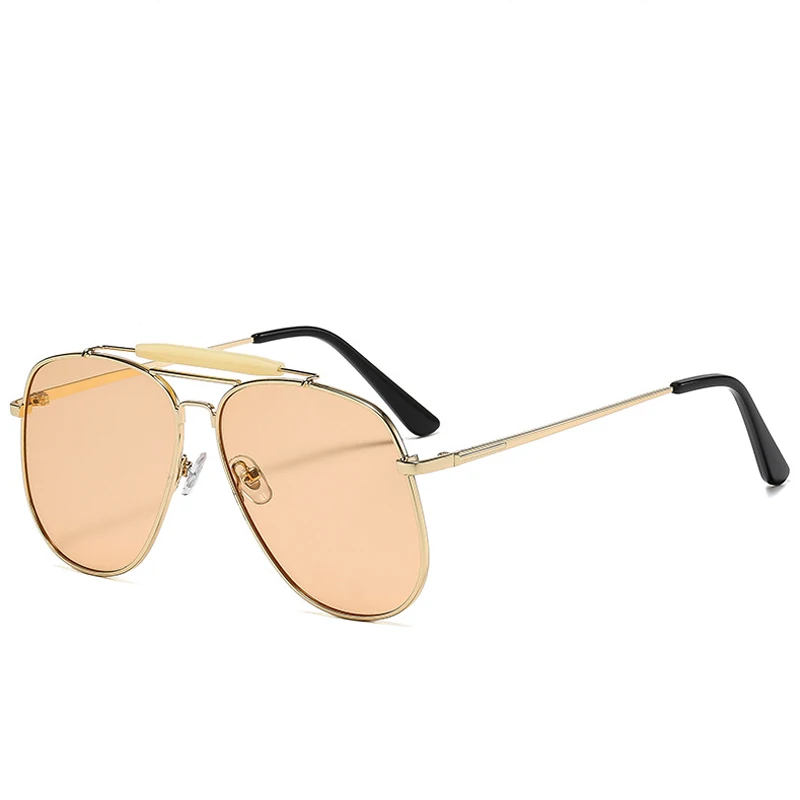 Retro Metal Double Bridge Pilo - Sunglasses Uv400 recension och pris