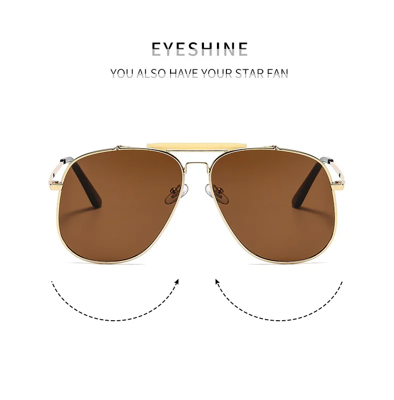 Retro Metal Double Bridge Pilo - Sunglasses Uv400 recension och pris