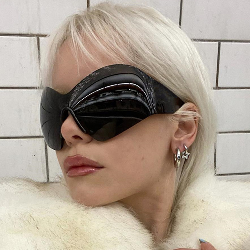 Retro Rimless Oversized Sungla - Sunglasses Uv400 recension och pris