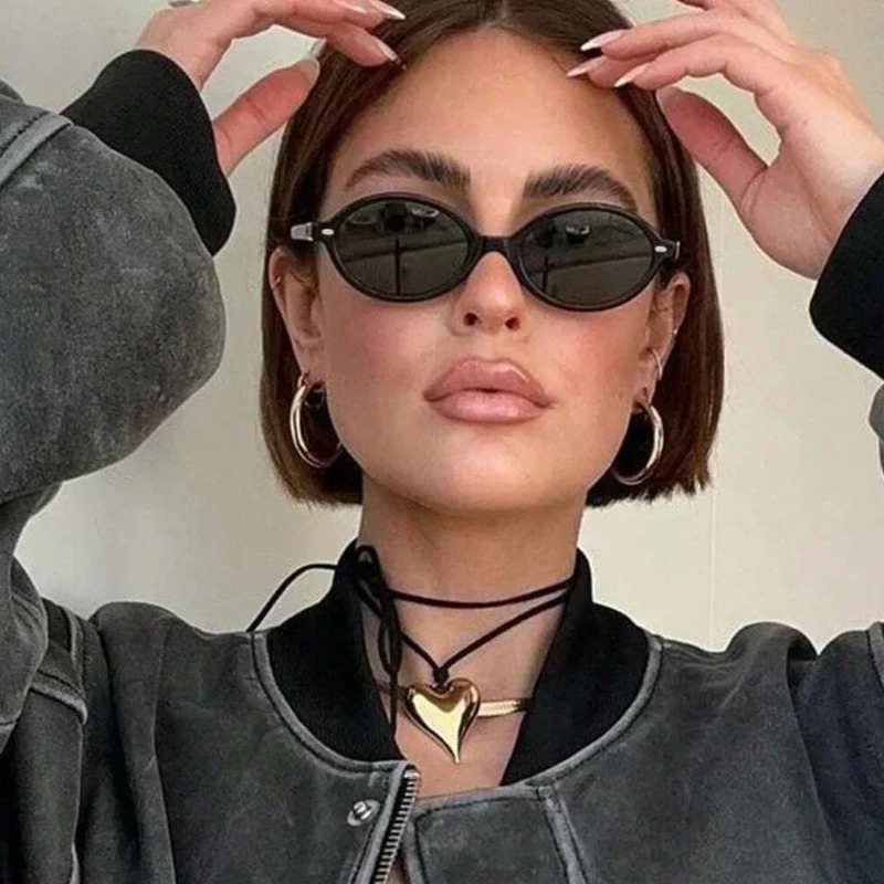 Retro Small Oval Sunglasses Wo - Sunglasses Uv400 recension och pris